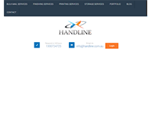 Tablet Screenshot of handline.com.au