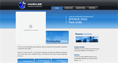 Desktop Screenshot of handline.com.br