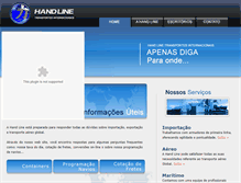Tablet Screenshot of handline.com.br